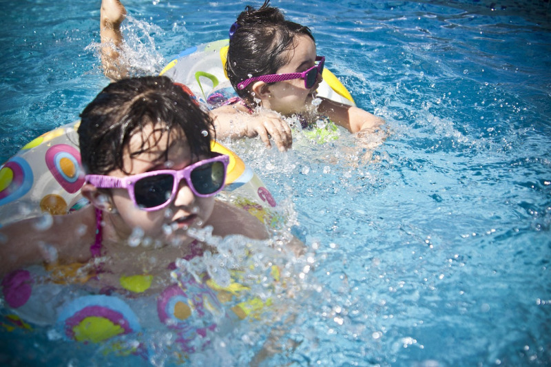 child swimming lesson with instructor Deneysville
